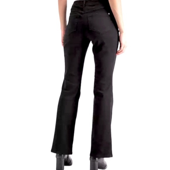 I.N.C International Concepts Boot Leg Regular Fit Jeans in Black Size 4 - Picture 3 of 6